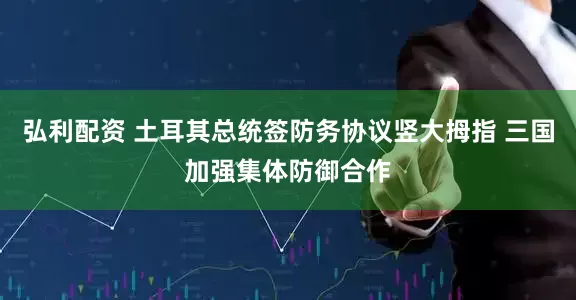 弘利配资 土耳其总统签防务协议竖大拇指 三国加强集体防御合作